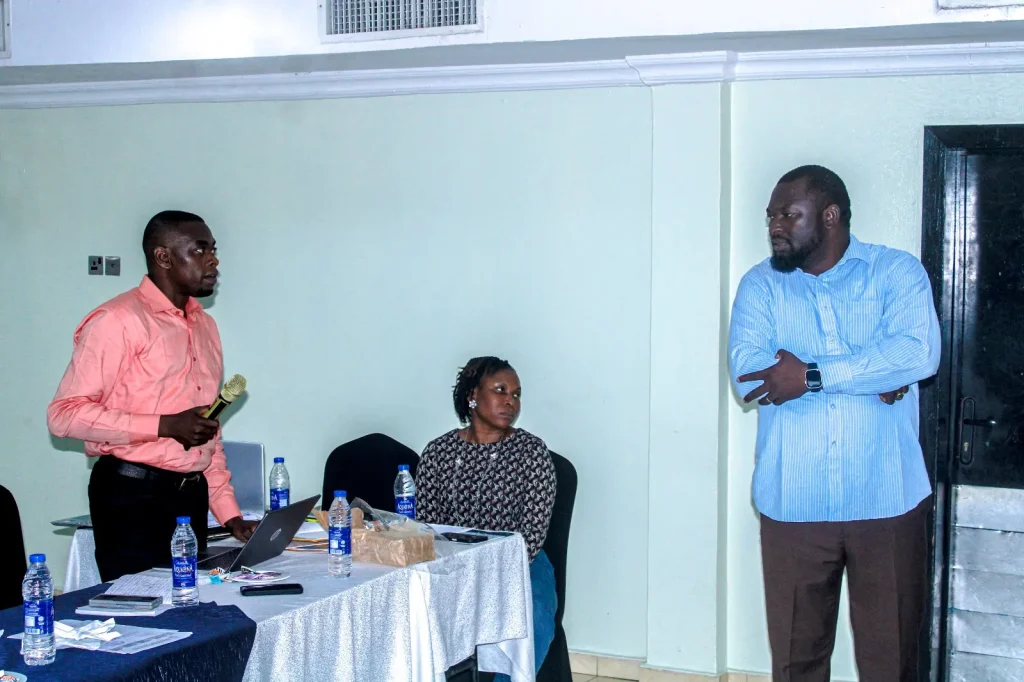 HR professionals conducting workplace training