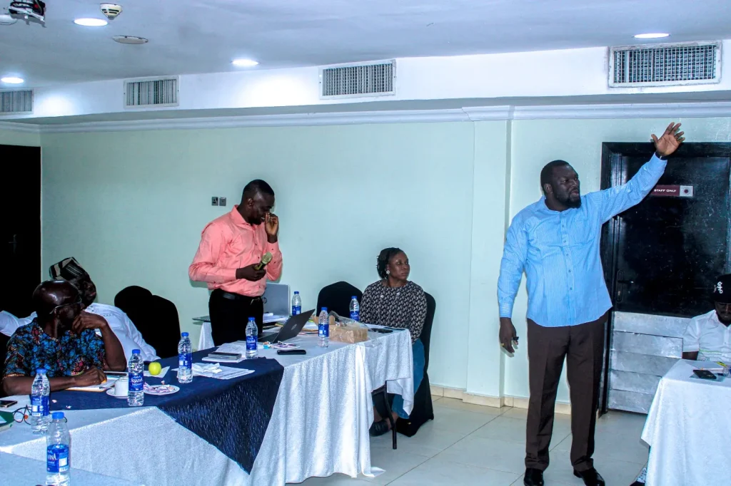 Business team learning workplace management strategies